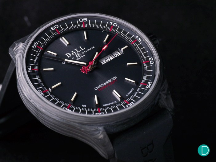 The Ball Engineer II Volcano's case is in Mumetal, a special